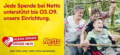 Netto Marken-Discount unterstützt die DKHS